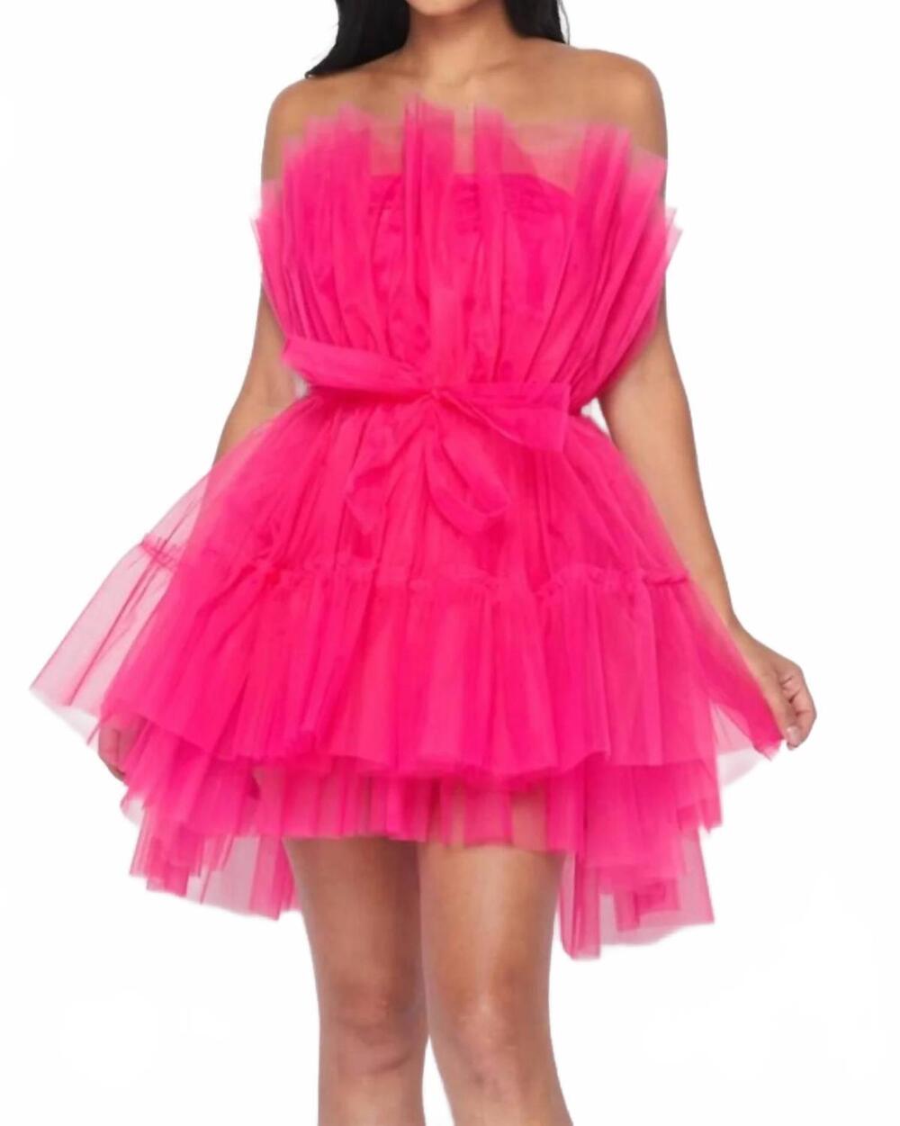 NEW HOT & DELICIOUS eyes always on me nita dress in pink